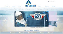 Desktop Screenshot of air-science.com